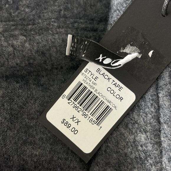 Black Tape Dex SZ X (0X) Fleece Jacket Button Up Long Sleeve Pockets Gray Womens - Picture 10 of 10